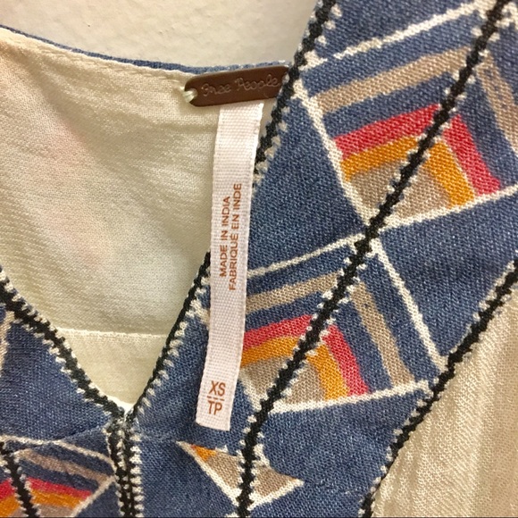 FREE PEOPLE Terra Nova Tunic/Dress Size X Small - Picture 6 of 7